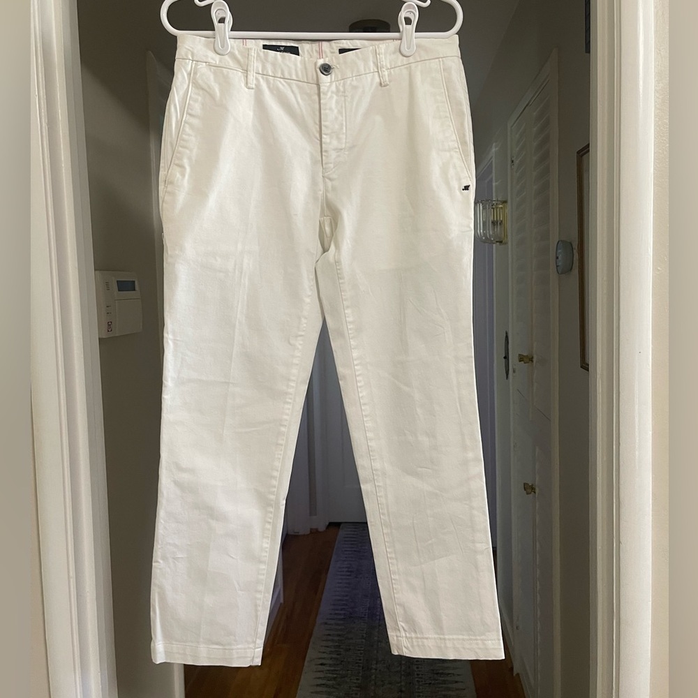 Masons Men's White Chino Pants - IT 46/US 32” waist